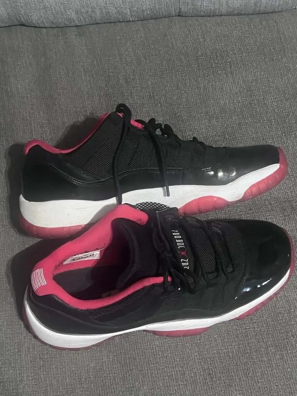 Nike Air Jordan 11 Retro Low Bred (GS) Black/True Red-White